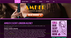 Desktop Screenshot of amber-escort.com